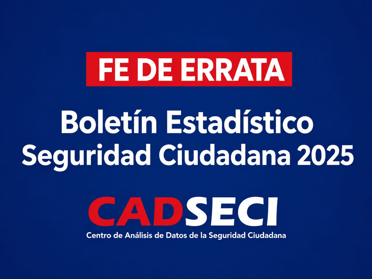 FE DE ERRATA